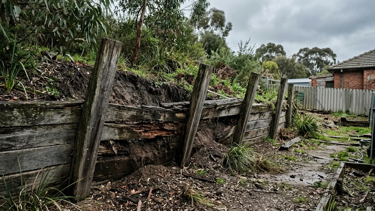 Retaining Wall Repairs & Replacement on a Gold Coast residential block